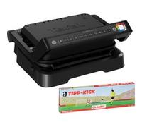 OptiGrill 4in1 GC7748 Griglia di contatto, Come contattare con grill Nero, Nero, Metallo, Rettangolare, Pulsanti, 600 cm², 300 x 200 mm