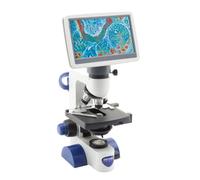 Optika Microscopio B-62V, Schermo, 7 pollici, DIN, achro, 40-400x, LED, 1W, Tavolo a croce, Condensatore di Abbe