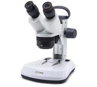Optika Microscopio stereo SFX-91, bino, 10x, 20x, 40x, asta dentata, testa ruotabile