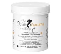OPTIM Curcuma Naturale in Polvere per Cani e Gatti 96 g | Estratto di curcuma, curcumina Longvida biodisponibile, supporto articolare, comfort delle anche per animali anziani
