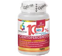 Optima Colours of Life Centopercento Integratore Multivitaminico e Multiminerale 30 Compresse