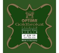 Optima Corde per violino broccato dorato premium ottonate 1/4 E 0,24 K x leggere