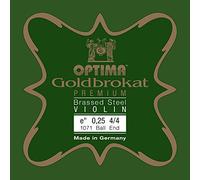 Optima Corde per violino broccato oro 1/16 E 0,25 S leggere
