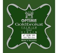 Optima Corde per violino broccato oro Premium 1/4 E 0,28 K X dure