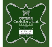 Optima Corde per violino broccato oro Premium 1/8 E 0,24 S x leggere