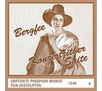 Optima Munich 1249 - Corde per Zither Strings Grip Strings Munich Tuning Normale C Bronzo Fosforoso Lucido