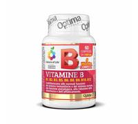 Optima Naturals Colours of Life Complesso vitaminico B - Integratore per la stanchezza, 60 compresse