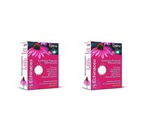 Optima Naturals Echinacea Purpurea Effervescente, Limone, Agrumata, 20 Compresse (Confezione da 2)