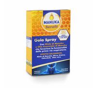 Optima Naturals Manuka Benefit Gola - Integratore spray lenitivo per le vie respiratorie, 20 ml