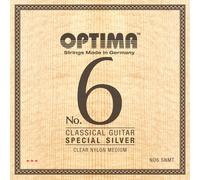 OPTIMA No.6 SPECIAL SILVER STRINGS Nylon Medium chitarra da concerto corde SET