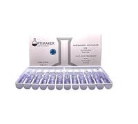 Optimaker Fiale Anticaduta con Glicogeno e Niacina, Trattamento Capelli, 12x8 ml, No Risciacquo