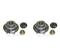 OPTIMAL 2x Cuscinetto Ruota Mozzo Assale Posteriore Dx SX per Hyundai Trajet Fo
