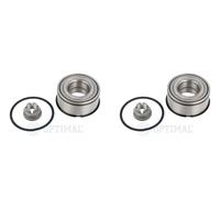 OPTIMAL 2x Cuscinetto Ruota Mozzo Assale Posteriore per Renault Kangoo Scénic I