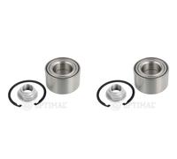 OPTIMAL 2x Cuscinetto Ruota Mozzo Asse Anteriore Destro SX per Mazda 3 BK Gg Gy