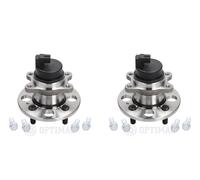 OPTIMAL 2x Cuscinetto Ruota Mozzo Posteriore per Hyundai i10 i20 Kia Picanto Rio