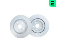OPTIMAL 2x Dischi Freno Anteriore Ventilato Rivestito per Subaru Forester Sk