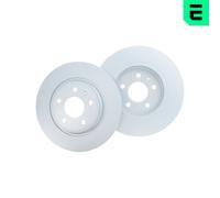 OPTIMAL 2x Dischi Freno Posteriore Pieno Rivestito per Audi A4 Avant A6 8W5 B9