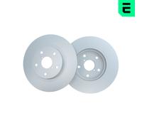 OPTIMAL 2x Dischi Frontale Ventilato Rivestito per Subaru Forester Sk