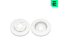 OPTIMAL 2x Disco Freni Anteriore Ø283.8 MM Ventilato per Mercedes-Benz Saloon
