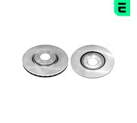 OPTIMAL 2x Disco Freni Anteriore Ø302 MM Rivestito per Peugeot 208 Ca _ Cc _ 1.6