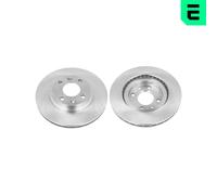 OPTIMAL 2X Disco Freno Anteriore Ø258 Mm Per Dacia Sandero II Logan MCV Renault