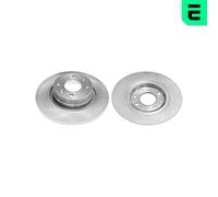 OPTIMAL 2X Disco Freno Anteriore Ø259 Mm Voll Per Renault Twingo I C06_ 1.2 CN0_
