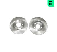 OPTIMAL 2X Disco Freno Anteriore Ø277.9 Mm Ventilato Per Mazda 3 BK 1.6 1.4 BL 5