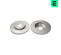 OPTIMAL 2X Disco Freno Anteriore Ø278 Mm Ventilato Per Ford Focus II DA_ HCP DP