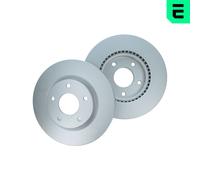 OPTIMAL 2X Disco Freno Anteriore Ø279.6 Per Nissan Pulsar Berlina C13 1.2 DiG-T