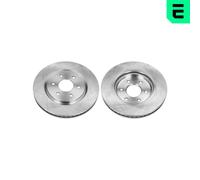 OPTIMAL 2X Disco Freno Anteriore Ø295.5 Ventilato Per Nissan NP300 Navara