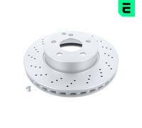 OPTIMAL 2X Disco Freno Anteriore Ø295 Mm Per Mercedes Classe C T-Modello