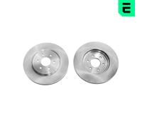 OPTIMAL 2X Disco Freno Anteriore Ø319.5 Ventilato Per Nissan NP300 Navara