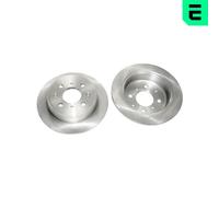 OPTIMAL 2X Disco Freno Posteriore Ø238 Mm Voll Per Honda Civic VI Fastback MA MB