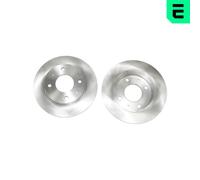 OPTIMAL 2x Disco Freno Posteriore Ø250 MM Pieno per Mitsubishi COLT VI Z3_A Z2_A
