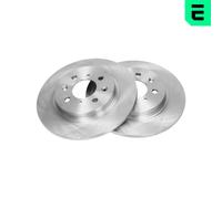 OPTIMAL 2x Disco Freno Posteriore Ø260 MM Pieno per Honda Insight Ze _ 1.3