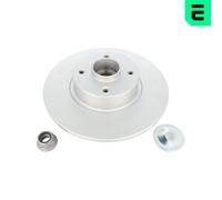 OPTIMAL 2x Disco Freno Posteriore Ø270 MM Pieno per Renault Scénic II JM0/1_