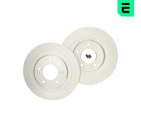 OPTIMAL 2x Disco Freno Posteriore Ø284 MM Pieno per Hyundai i30 GD 1.4 1.6 Crdi