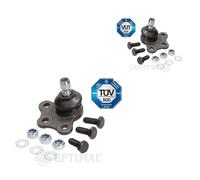 OPTIMAL 2x Giunto di Supporto Guida Anteriore Sinistra Dx per Opel Corsa C Tigra