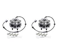 OPTIMAL 2X Mozzo Ruota Kit Cuscinetti Anteriore Per Nissan NP300 Navara D40 R51