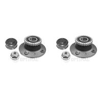 OPTIMAL 2X Mozzo Ruota Kit Cuscinetti Posteriore Per Renault Kangoo KC0 1 FC0 1
