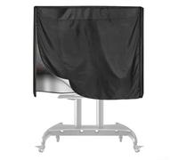Optimal Fit Mobile TV Cover per display 45 60 pollici, protezione per tutte le condizioni atmosferiche per carrelli TV (nero)