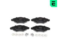 OPTIMAL Pastiglie Freno Bremsbelegsatz Frontale per Peugeot 206 Hatchback