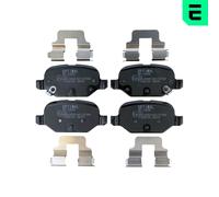 OPTIMAL Pastiglie Freno Bremsbelegsatz Posteriore Adatto A per Fiat Panda