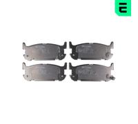 OPTIMAL Pastiglie Freno Bremsbelegsatz Posteriore Adatto A per Mazda MX-5 II