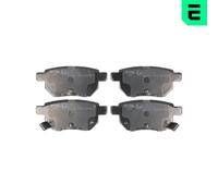 OPTIMAL Pastiglie Freno Bremsbelegsatz Posteriore per Toyota Yaris Auris Lexus