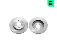 OPTIMALE 2X Disco Freno Anteriore Ø258 Mm Per Honda Jazz III GE 1.2 GD_ GE3 GE2