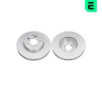 OPTIMALE 2X Disco Freno Anteriore Ø295 Mm Ventilato Per Mercedes-Benz C-Class