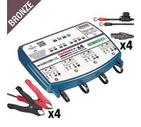 OptiMate 2 Duo Quad Bank Bronzo Caricabatterie Smart 12V Mantenitore