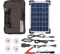 OptiMate Solar Duo 10 W kit per auto - Caricabatterie intelligente da 12 V - con pannello solare - ricarica e manutenzione della batteria - facile collegamento all'interno del veicolo