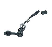 Optimate TecMate Cable O-40s, Presa SAE Resistente alle intemperie, Montaggio su Pannello